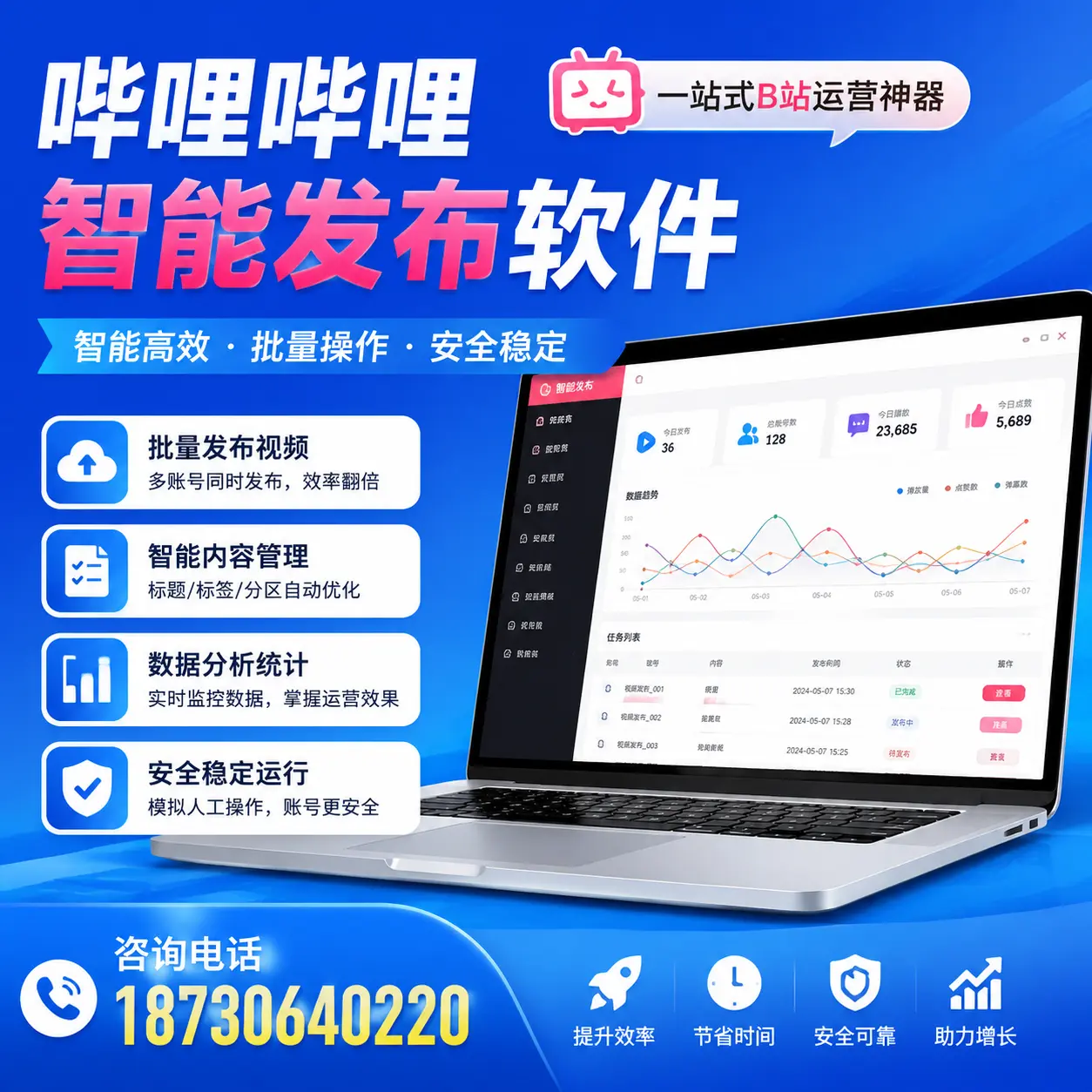 如何通过哔哩哔哩智能发布软件提升 琼海 企业曝光率